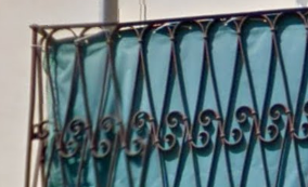 Wrought-iron fence, example 3