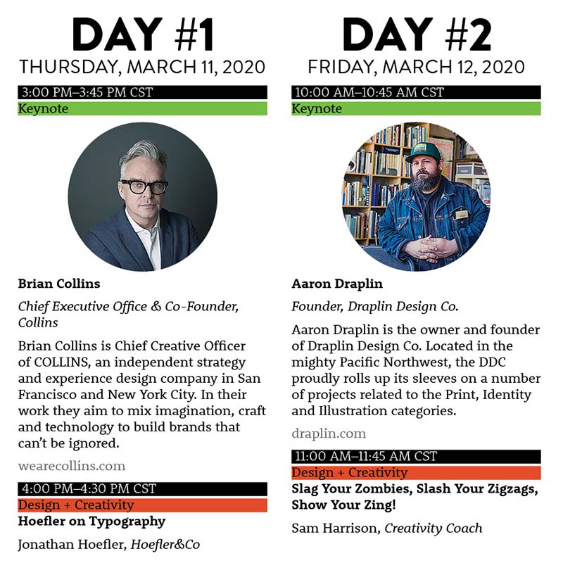 A portion of the schedule for a creative speaking event